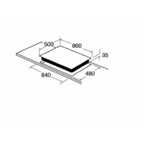 CAD Gasherd 6 Brenner in uns