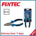 Fixtec Hand Tool CRV Combination Plier with TPR Handle