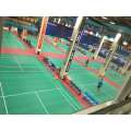 Inomhus badminton sportgolv för händelsenivå kristallsandstruktur BWF godkänd
