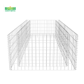 Flexible welded gabion box