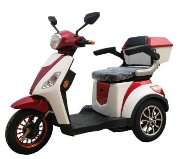 Adult three wheel electric scooter with seat