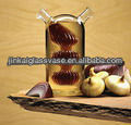 Glass oil and vinegar bottles