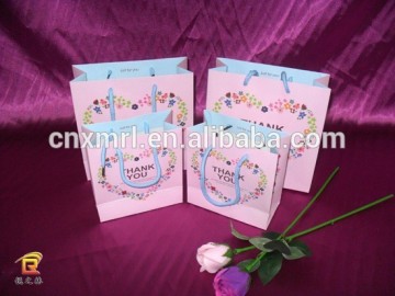 Thank you paper gift bag factory price paper bag