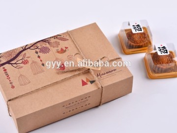 Natural Craft Paper Packaging Box, Cake Paper Gift Box