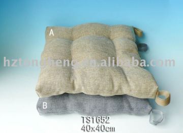 flax seat cushion with magic strap