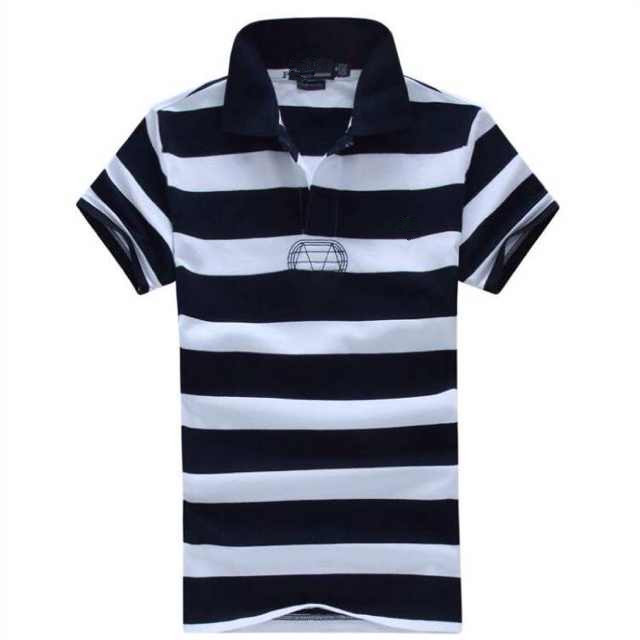 Wholesale Stripe Polo Shirt, Business T-Shirt, Men Polo Shirt (HT-AMY-T-SHIRT-019)