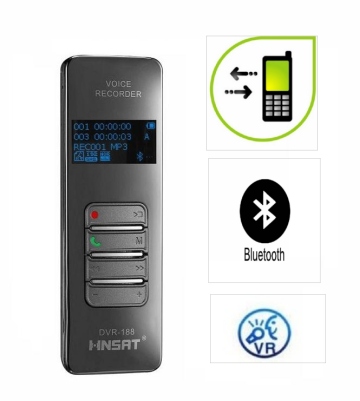 bluetooth digital voice recorder mobile phone recorder