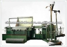 Diamond mesh machine