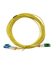 LC/UPC 1.6mm Fiber Optic Patch Cords: Multimode Dual Core & Single Mode Dual Core for FTTH Applications