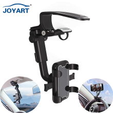 Upgraded 6 Clip Multifunctional 360 Degree Rearview Mirror Phone Holder for Car