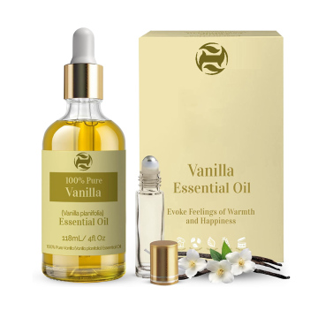 Private label Organic Vanilla Aromatic Oil Supplier,100% Natural Vanilla Absolute Essential Oil Diffuser 30ml Vanilla Oil