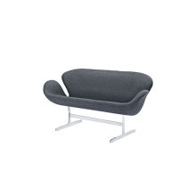 Jacobsen Aluminium Frame Stof Swan Loveseat Bank