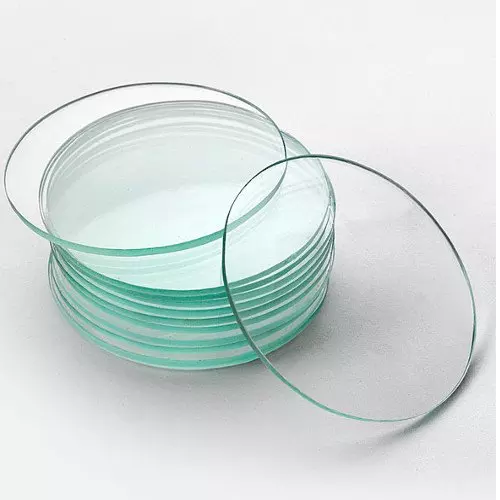 OEM laser cutting Blank optical glass sapphire lab glassware watch glass