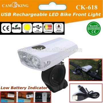 USB led bike light, USB Rechargeable LED Bike front Light, usb led bike head light, usb bike light
