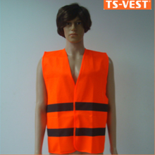 100%Polyester Reflective Cheap Roadway Custom Logo Safety Vests