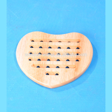 Heart shaped wooden trivet, simple wooden trivet, trivet for promotion