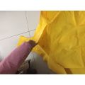 Mode wasserdicht gelb lange PVC Regenmantel / Regenmantel