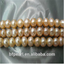 6-7mm Pink Button Shaped Real Natural Cultured Freshwater Pearls Price