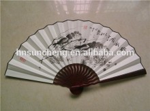 Shrimp -Chinese famous painting Home decor Hand painted big wall paper bamboo fans