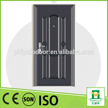 China steel security door with powder coating surface