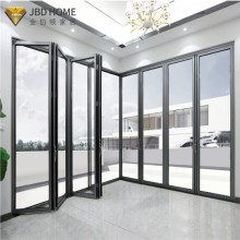 Customized aluminum glass accordion folding doors