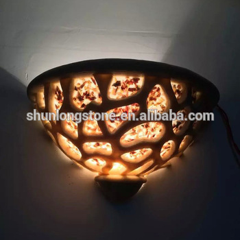 Artificial Stone Lantern wall lamp,Artificial sandstone Sculpture