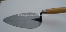 Handle wooden round corner trowel