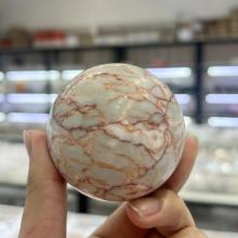 Natural Stone Crystal Crafts: Healing Stones & Red Crystal Spheres for Home Decor Wholesale