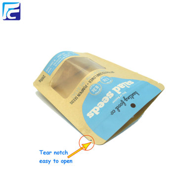 Χονδρική συσκευασία μπαχαρικών Kraft Paper Stand Up Pouch