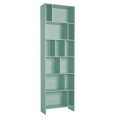 Contemporay white shelf wooden storage rack