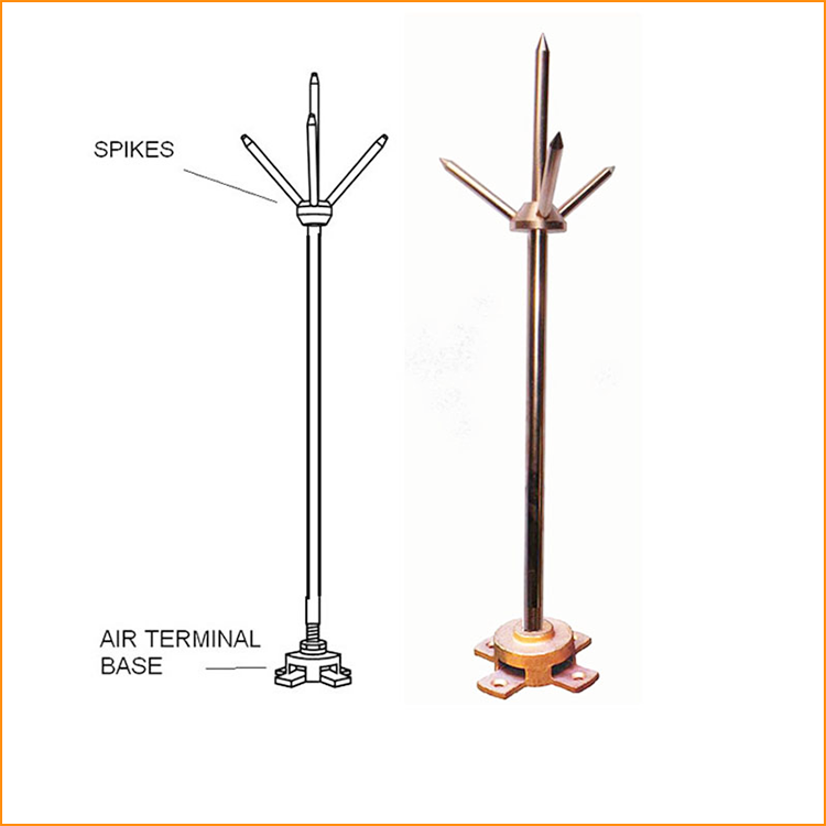 Building Lightning Arrester Outdoor Lightning protection ESE Lightning Rod