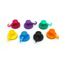 Colorful Swivel Strong Rubber-Coated Neodymium Hook Magnet