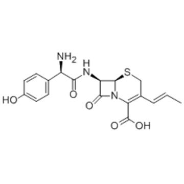 Ácido 5-tia-1-azabiciclo [4.2.0] oct-2-eno-2-carboxílico, 7 - [[(2R) -2-amino-2- (4-hidroxifenil) acetil] amino] -8-oxo- 3- (1-propen-1-il) -, hidrato (1: 1), (57252295,6R, 7R) - CAS 121123-17-9