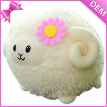 10" Height Lovely Fat Cute Stuffed Sheep Toy, Plush Round Sheep, Stuffed Sheep