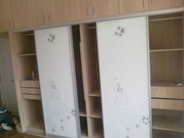 Birch Solid Wood Lacqure Wardrobe Cabinets Wd021