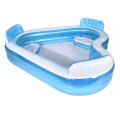 Heart-shaped backrest swimming pool inflatable family pool