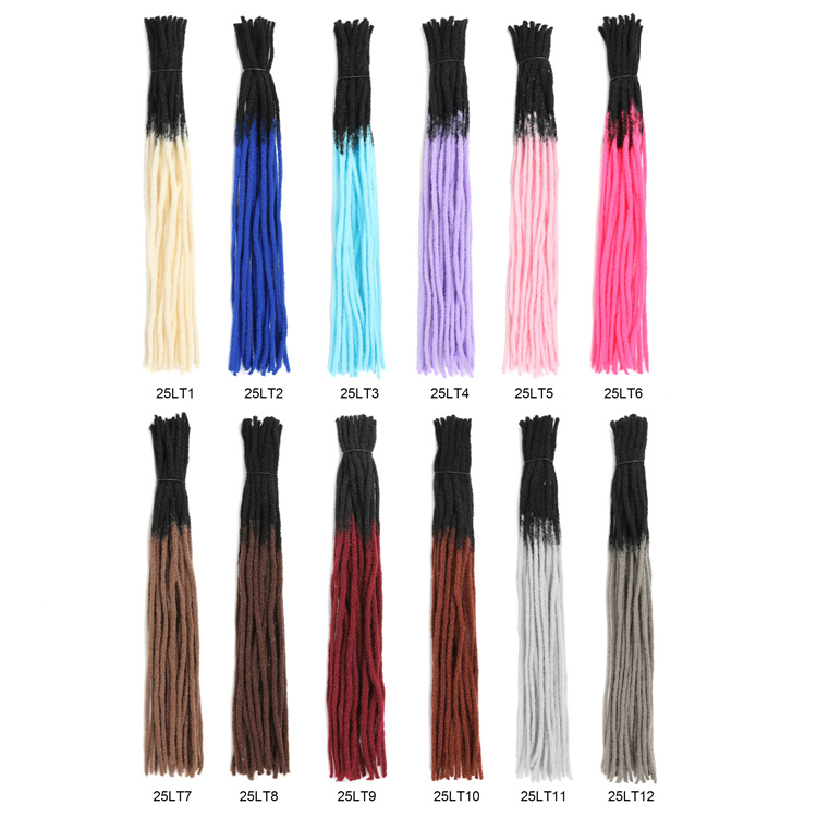 Sister Locs Synthetic Hair Soft Dreadlock Crochet Goddess Faux Loc