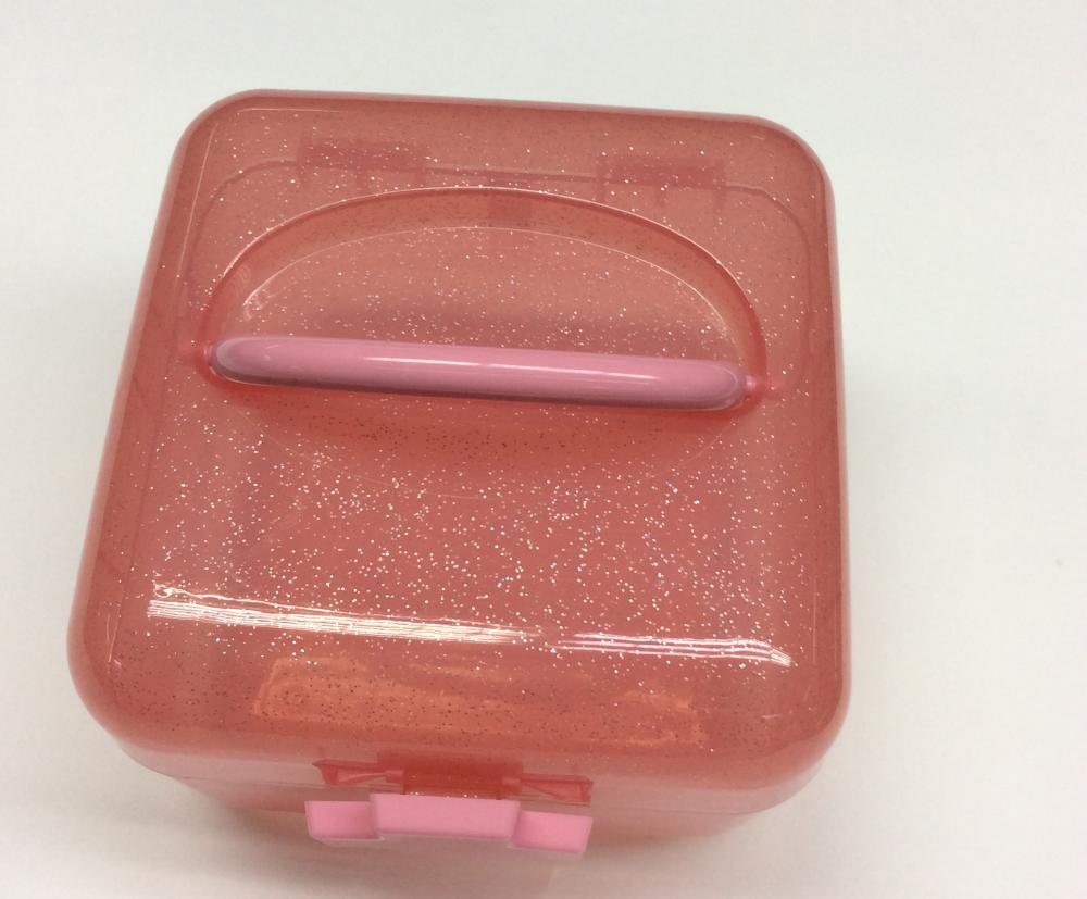 plastic simple square portable storage box