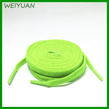 OEM flat fluorescent elastic shoe laces shop online