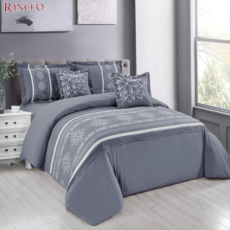 Wholesale bedding set with comforter and match curtains comforter designer bed sheet towels bedsheet sets with comforter