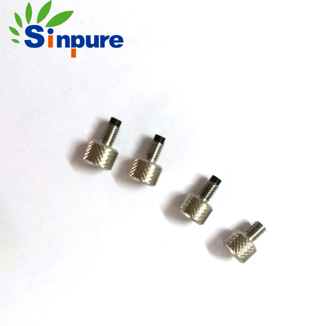 Wholesale Customized M3 Male Thread Knurled Screws Machine Spare Parts