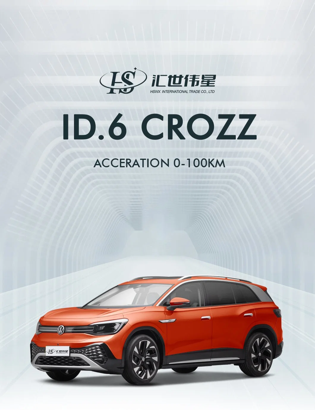 ID6 Crozz 4WD Openable Skylight Left Hand Drive Long Range Pure New Energy Vehicles Used/New 4 Wheel ID6 Crozz EV Car Automotive SUV Fast Charging in Stock