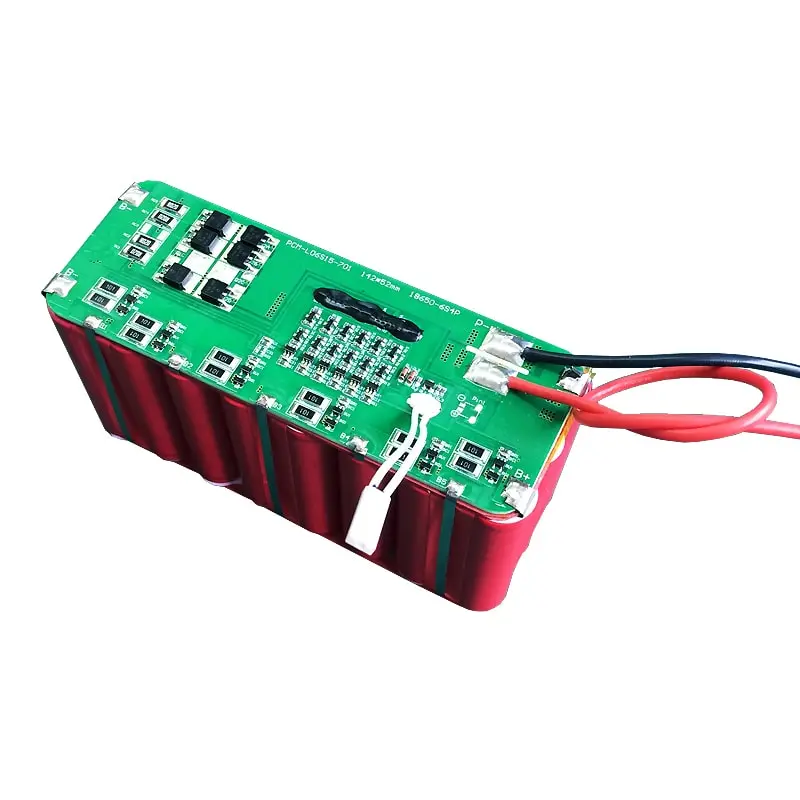 6s 15A PCM BMS for 21.6V 22.2V Li-ion/Lithium/ Li-Polymer 18V 19.2V LiFePO4 Battery Pack Size L142*W52*T6mm (PCM-L06S15-701)