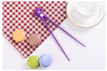 Cartoon Head Chinese Chopsticks for Beginner Child Kids