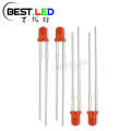 Superheldere 3 mm doorlopende LED Rode diffuse LED