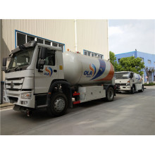 16000L Sinotruk 4x2 LPG شاحنات خزان ملء