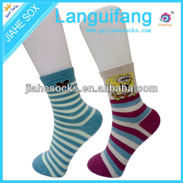 Design Own Socks Funny Pattern Jacquard Pure Cotton Ladies socks