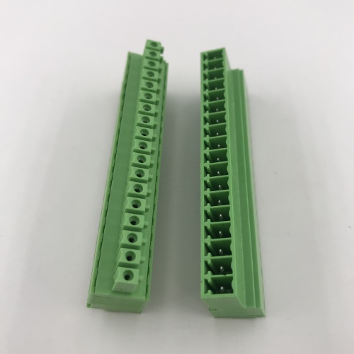 3.81mm pitch 18 pin spring plug-in terminal block