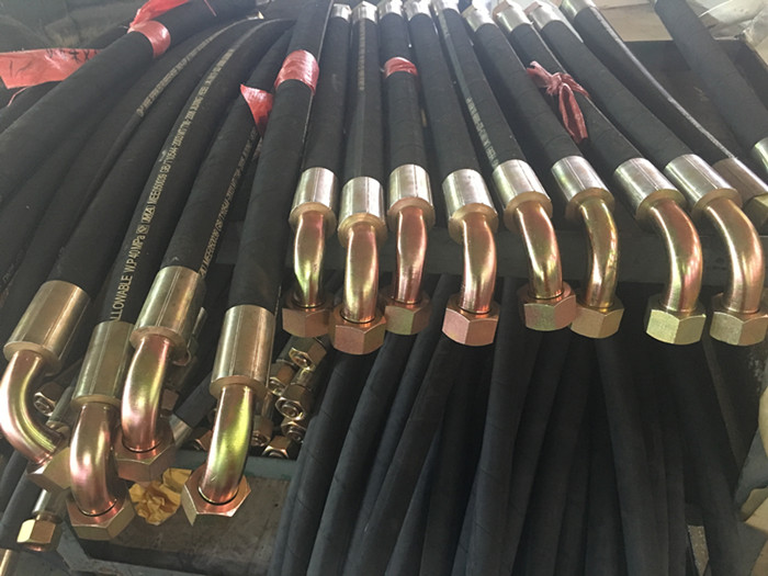 wire braid hydraulic hose