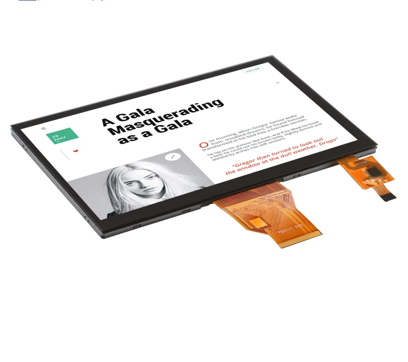 7.0" LCD with Capacitive Touch Screen Display FT5426 LCD Panel with Capacitive Touch Screen